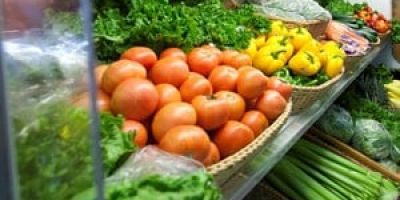 Healthy produce at a food bank